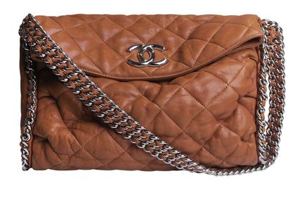 Chain Around Hobo Bag, front view